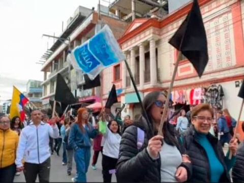 Protesta por el agua en Ipiales