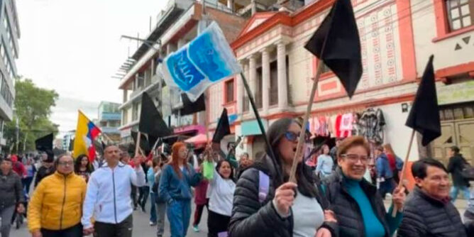 Protesta por el agua en Ipiales