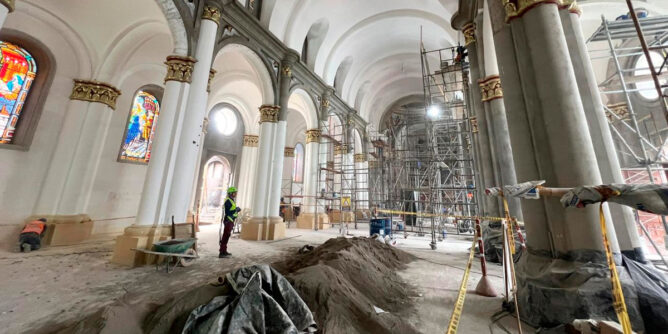 Restauración del santuario de Nuestra Señora de Visitación de Ancuya