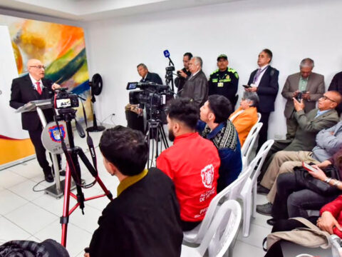 Rueda de prensa alcalde de Pasto Nicolás Toro