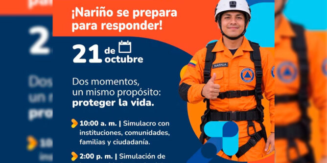 simulacro en Nariño