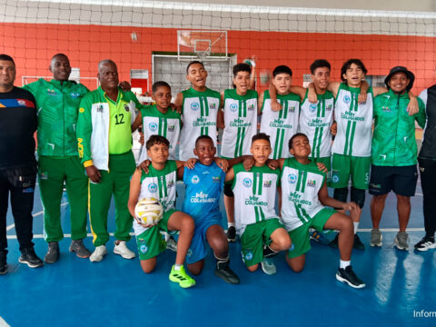 Tumaco se coronó campeón departamental prejuvenil de voleibol masculino Tumaco campeón departamental de voleibol sub 14
