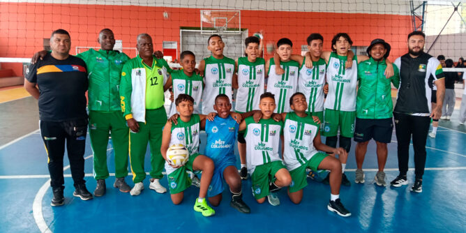 Tumaco campeón departamental de voleibol sub 14