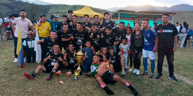 Villa del Rosario, campeón municipal de fútbol en Sandoná